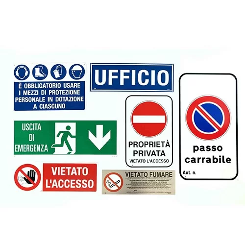 Cima group - Segnaletica di sicurezza generale Cima group - Segnaletica di sicurezza generale